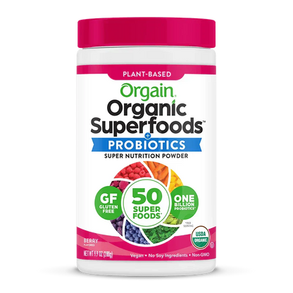 Organic Superfoods Probiotics Powder - Berry