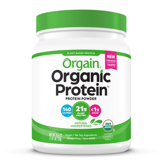 Organic Protein? Plant Based Protein Powder - Natural Unsweetened