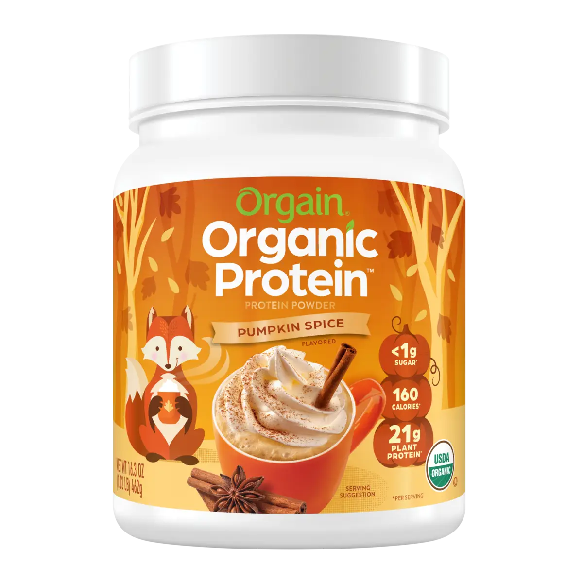 Organic Protein? Plant Based Protein Powder - Pumpkin Spice
