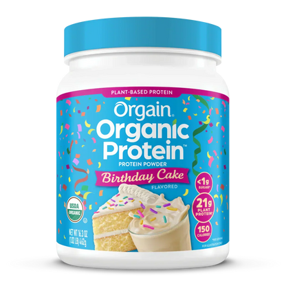 Organic Protein? Plant Based Protein Powder - Birthday Cake